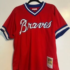 Red Braves Jersey